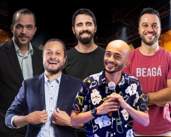 Stand-up Comedy com: João Basilio, Thiago Bobs, Bruno Costoli, Daniel Gerth e Caique Dumont